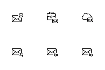 E-Mail-Konsole Icon Pack