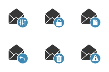 E-Mail-Symbole Symbolpack