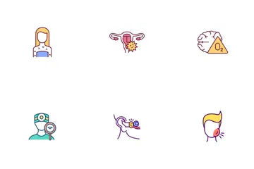 Ear Diseases Icon Pack