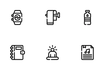 Early Morning Routines Icon Pack