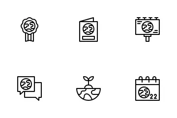 지구의 날 아이콘 팩
