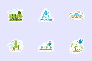 Earth Day Sticker Icon Pack