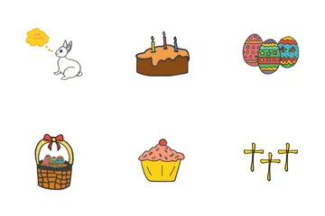 Easter Doodles Icon Pack