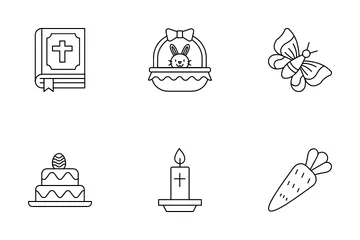 Easter Festival Icon Pack