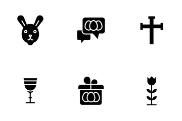 Easter - Glyph Icon Pack