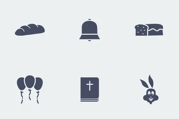 Easter Glyphs Icon Pack