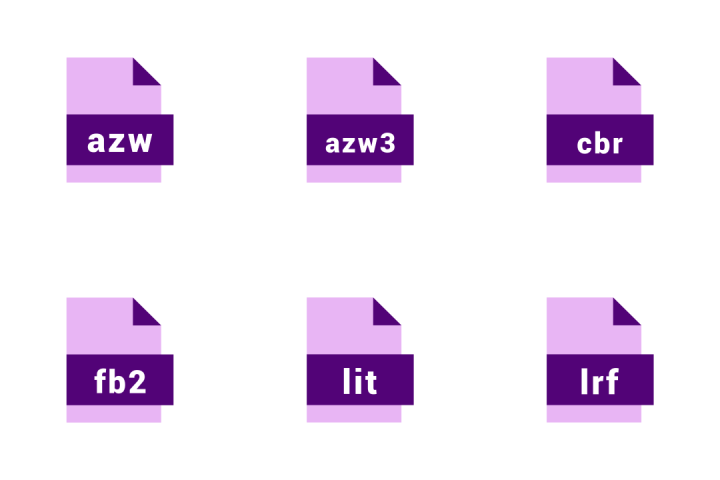 EBook File Formats Icon Pack 12 Free Download Files Folders, 12/24/2023