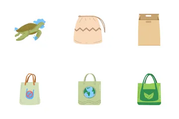 Eco Bag Icon Pack