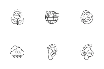 Eco-friendly Footprints Icon Pack