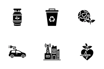 Eco Green City Icon Pack