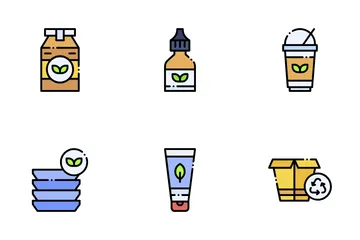 Eco Packaging Icon Pack