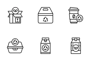 Eco Packaging Icon Pack