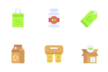 Eco Packaging Icon Pack