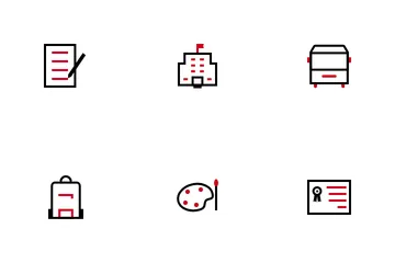 École Pack d'Icônes