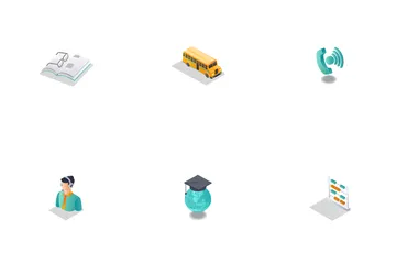 École de commerce et d'éducation Icon Pack