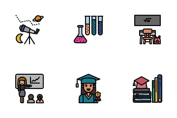 École et éducation Pack d'Icônes