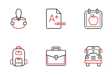 École et éducation Pack d'Icônes