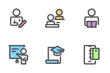 École et université Icon Pack