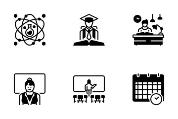 École solide Icon Pack