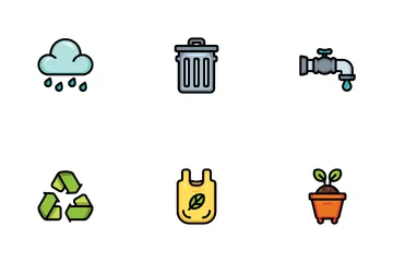 Ecología Paquete de Iconos