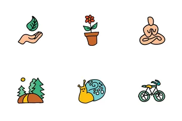 Ecología Paquete de Iconos