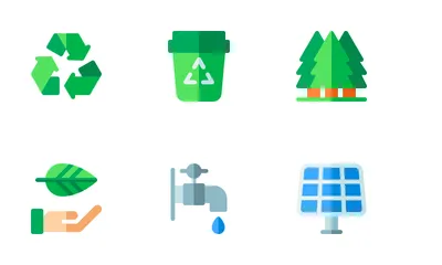 Ecología Paquete de Iconos