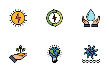 Ecología Paquete de Iconos