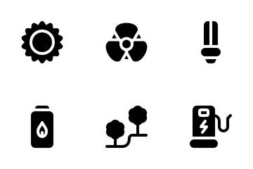 Ecologia e Energia Pacote de Ícones