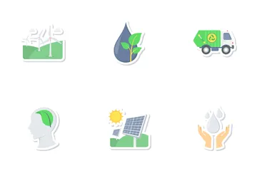 Ecologia e Meio Ambiente Icon Pack