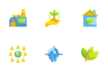 Ecologia e Meio Ambiente Pacote de Ícones