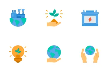 Ecología y Medio Ambiente Paquete de Iconos