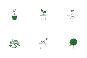 Planta Ecología Paquete de Iconos