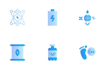 Ecología Y Energía Paquete de Iconos