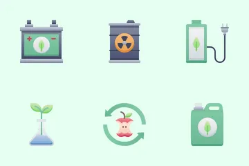 Ecología y Naturaleza Paquete de Iconos
