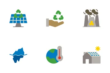 Ecología y Reciclaje Paquete de Iconos