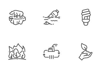Écologie et environnement Pack d'Icônes