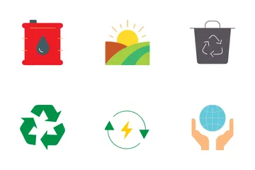 Ecology And Energy Icon Pack