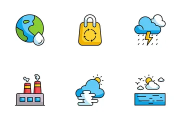 Ecology And Environment Icon Pack