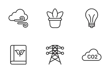 Ecology And Environmentalism Icon Pack