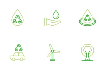 Ecology And Recycling Icon Pack