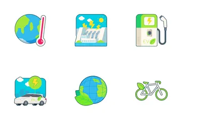 Ecology Energy Icon Pack