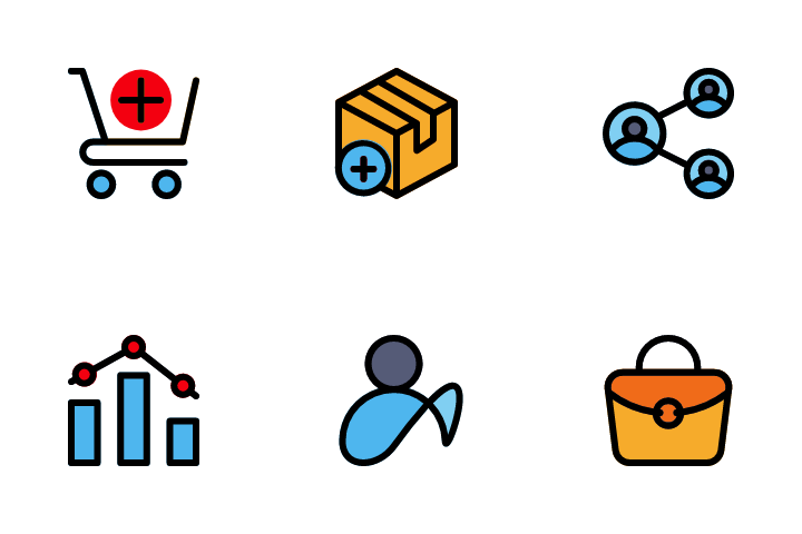 40 Sixpack Colored Outline Icons - Free in SVG, PNG, ICO - IconScout