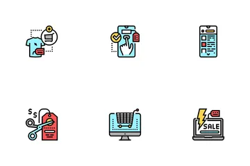 Ecommerce And Online Shopping Icon Pack