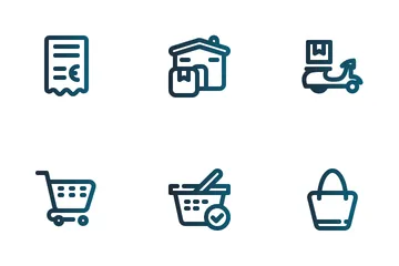 Ecommerce And Transports Icon Pack