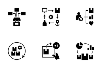 Ecommerce Back-office System Icon Pack