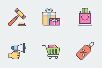 Ecommerce Icon Set Icon Pack