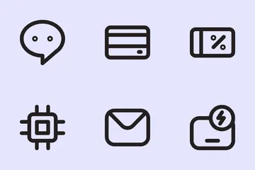 ECommerce Minimalist Set Icon Pack