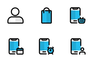 Ecommerce Online Shop Icon Pack