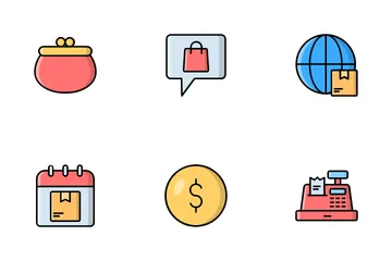 Ecommerce & Online Shop Icon Pack