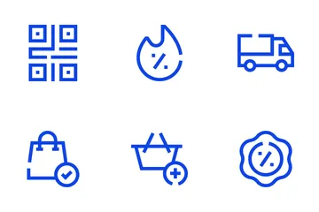 Ecommerce Online Shopping Icon Pack